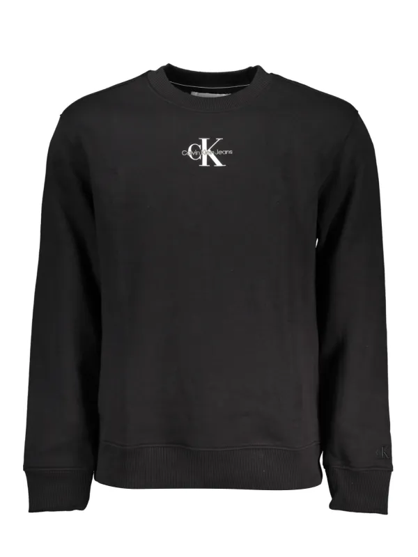 Calvin Klein Herren LANGARM-SWEATSHIRT Schwarz
