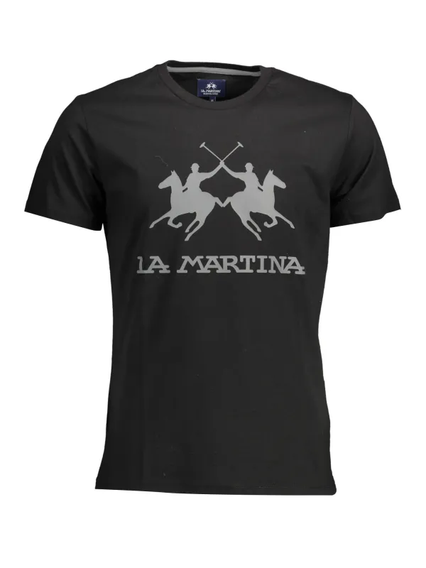 LA MARTINA Herren T-Shirt Schwarz | online kaufen