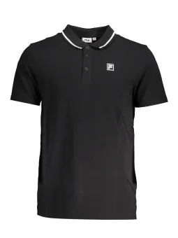 Fila Herren Poloshirt Schwarz mieten - Flex-Fashion Verleih