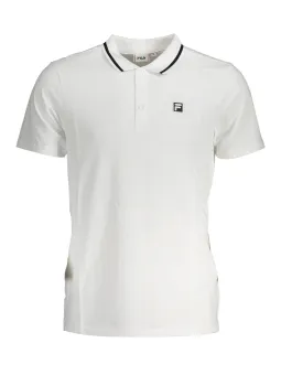 Fila Herren Poloshirt Weiß mieten | Flex-Fashion Verleih
