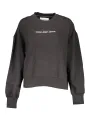 Calvin Klein Damen LANGARM-SWEATSHIRT Schwarz