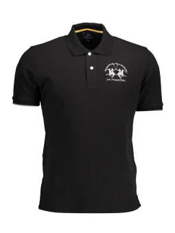 LA MARTINA Herren Poloshirt Schwarz mieten - Flex-Fashion