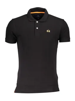LA MARTINA Herren Poloshirt Schwarz mieten | Flex-Fashion