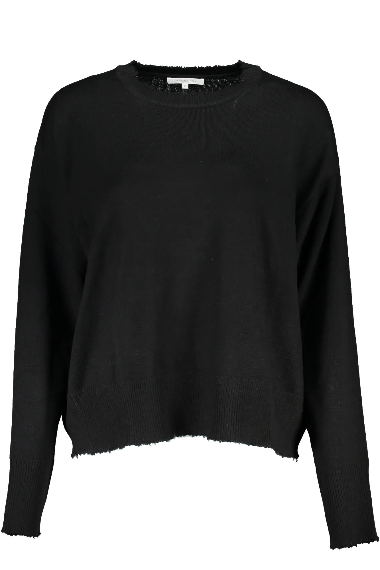 Damen PULLOVER Schwarz 2K0185KM36_NEK103NERO