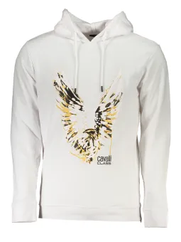 Cavalli Class Herren Sweatshirt Weiß mieten | Flex-Fashion