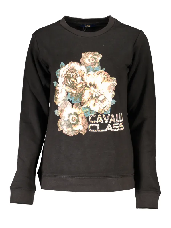 Cavalli Class Damen SWEATSHIRT Schwarz | online kaufen