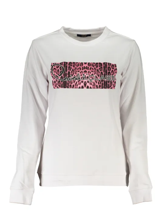 Cavalli Class Damen SWEATSHIRT Weiß | online kaufen