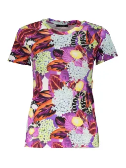 Cavalli Class Damen T-Shirt Violett XS mieten bei Flex-Fashion
