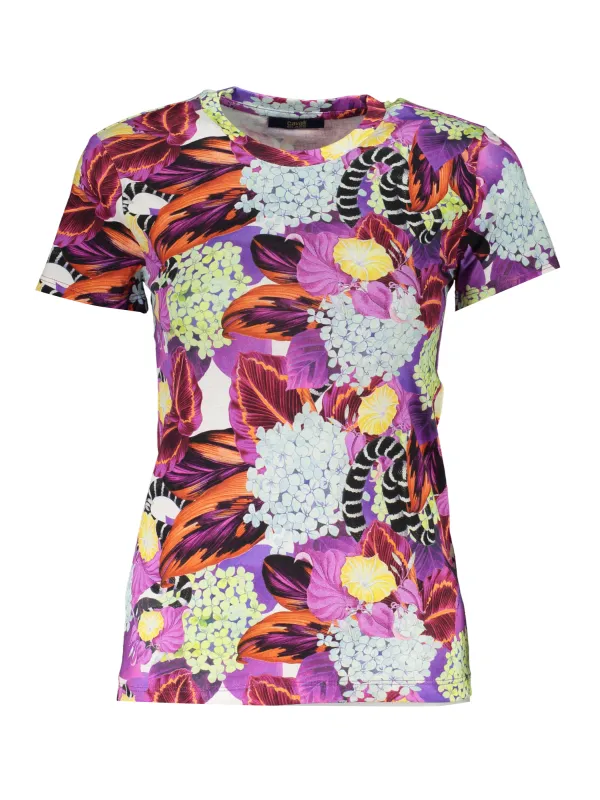 Cavalli Class Damen T-Shirt Violett | online kaufen
