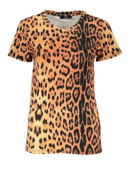 Cavalli Class Damen T-Shirt Orange mieten | Flex-Fashion Verleih