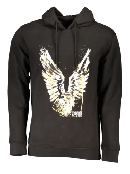 Cavalli Class Herren Sweatshirt Schwarz mieten | Flex-Fashion