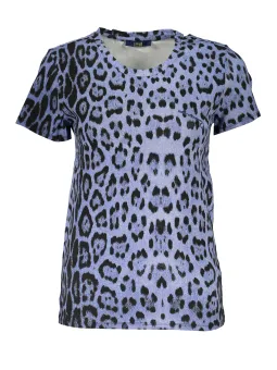 Mieten Sie das stilvolle Cavalli Damen T-Shirt in Hellblau
