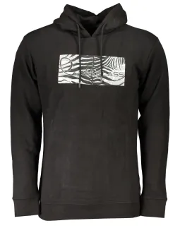 Cavalli Class Herren Sweatshirt Schwarz mieten - Flex-Fashion