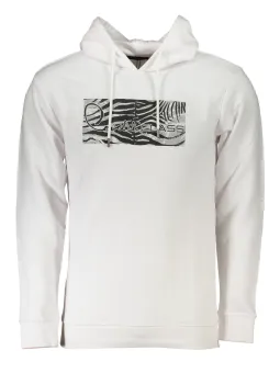 Cavalli Class Herren Sweatshirt Weiß mieten | Flex-Fashion
