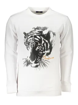 Cavalli Class Herren Sweatshirt Weiß mieten – Flex-Fashion