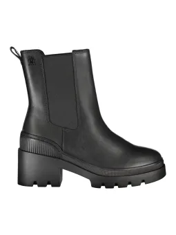 Miete stilvolle Tommy Hilfiger Damenstiefel in Schwarz