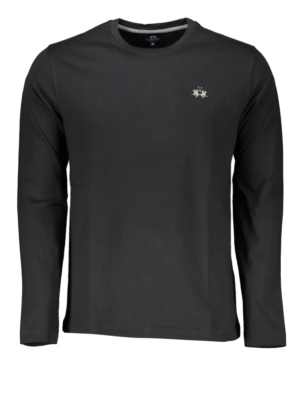 LA MARTINA Herren LANGARM-T-Shirt Schwarz | online kaufen