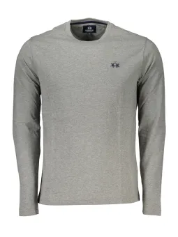 LA MARTINA Herren T-Shirt Grau mieten | Flex-Fashion Verleih