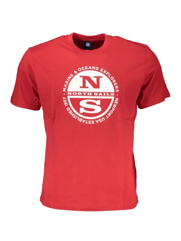 North Sails Herren T-Shirt Rot | online kaufen