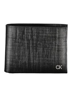 Calvin Klein Herren Geldbörse mieten - Schwarz, 100% Leder