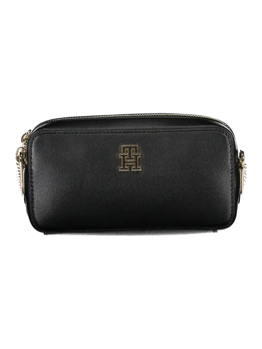 Tommy Hilfiger Damen KETTEN-UMHÄLTERTASCHE Schwarz
