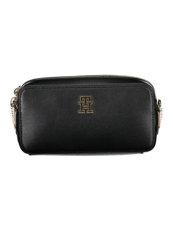 Tommy Hilfiger Damen KETTEN-UMHÄLTERTASCHE Schwarz