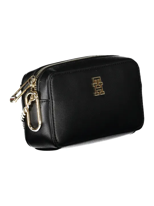 Tommy Hilfiger Damen KETTEN-UMHÄLTERTASCHE Schwarz