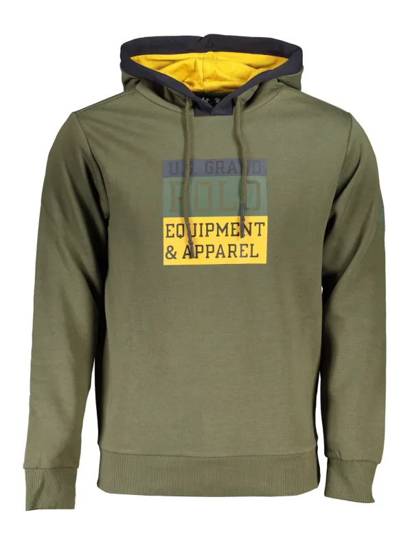 U.S. GRAND POLO Herren HOODIE Grün | online kaufen
