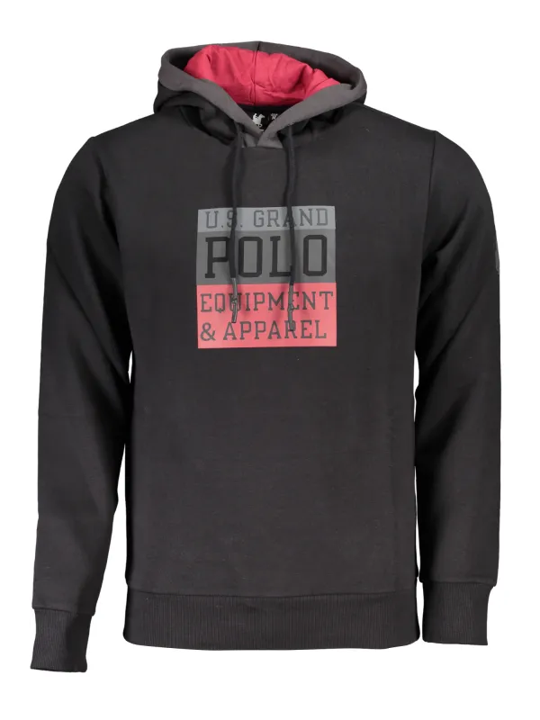 U.S. GRAND POLO Herren HOODIE Schwarz | online kaufen