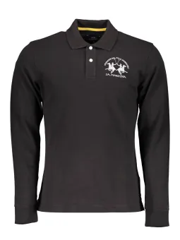 LA MARTINA Herren Poloshirt Schwarz leihen - Flex-Fashion
