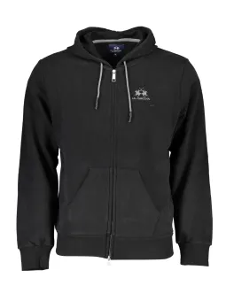 LA MARTINA Herren Sweatshirt mieten - Schwarz, Größe M-2XL