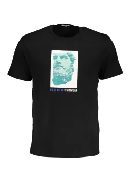 Bikkembergs Herren T-Shirt Schwarz mieten - Flex-Fashion Verleih