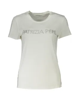 Patrizia Pepe Damen T-Shirt Weiß mieten bei Flex-Fashion