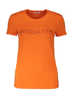 Patrizia Pepe Damen T-Shirt Orange mieten | Flex-Fashion