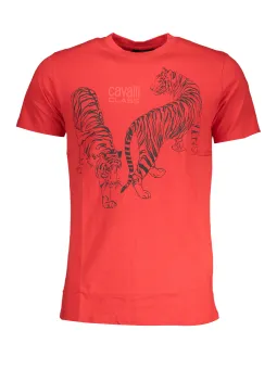 Cavalli Class Herren T-Shirt Rot | online kaufen
