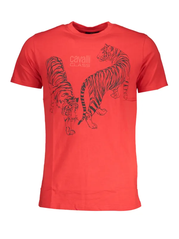 Cavalli Class Herren T-Shirt Rot | online kaufen