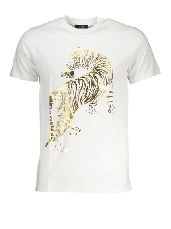 Cavalli Class Herren T-Shirt Weiß | online kaufen