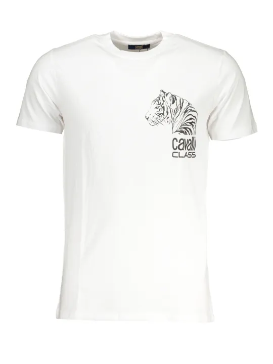 Cavalli Class Herren T-Shirt Weiß | online kaufen