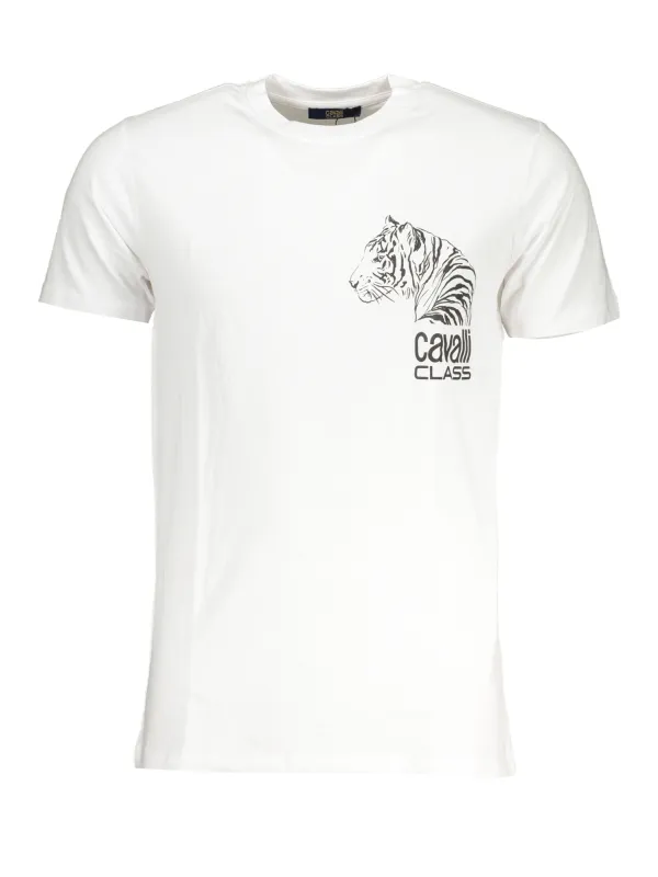 Cavalli Class Herren T-Shirt Weiß | online kaufen