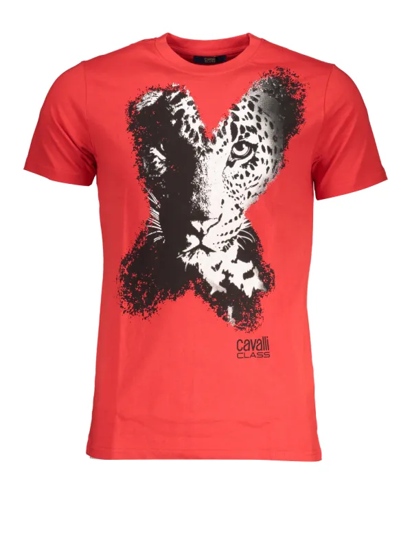 Cavalli Class Herren T-Shirt Rot | online kaufen
