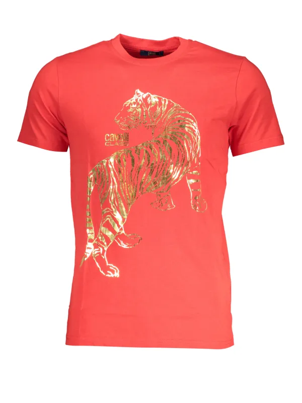 Cavalli Class Herren T-Shirt Rot | online kaufen