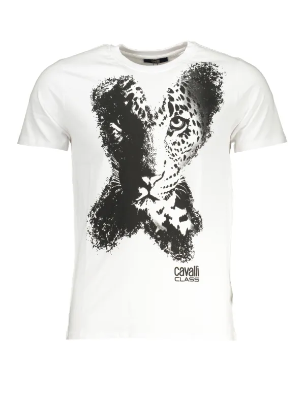 Cavalli Class Herren T-Shirt Weiß | online kaufen