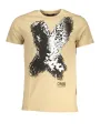 Cavalli Class Herren T-Shirt Beige | online kaufen