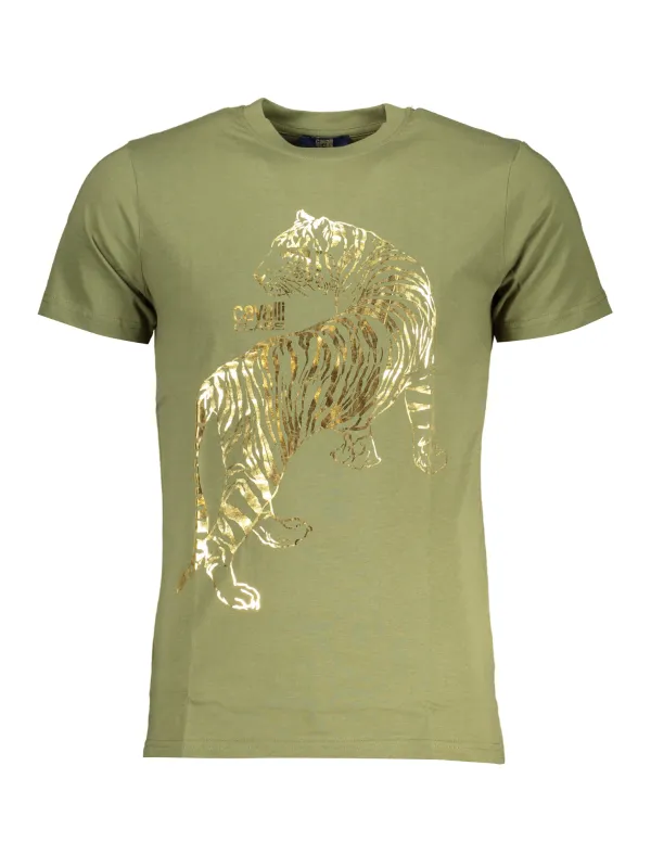 Cavalli Class Herren T-Shirt Grün | online kaufen