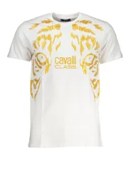 Cavalli Class Herren T-Shirt Weiß | online kaufen