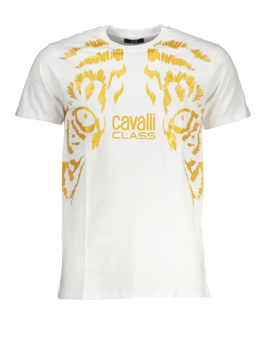 Cavalli Class Herren T-Shirt Weiß | online kaufen