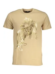 Cavalli Class Herren T-Shirt Beige | online kaufen