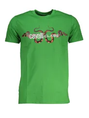 Cavalli Class Herren T-Shirt Grün | online kaufen