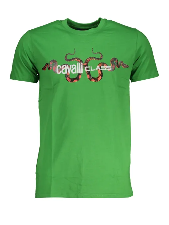 Cavalli Class Herren T-Shirt Grün | online kaufen