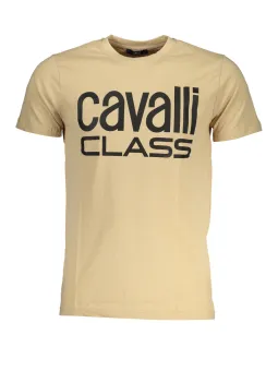 Cavalli Class Herren T-Shirt Beige | online kaufen